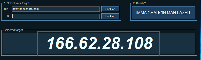 DDoS attack perform