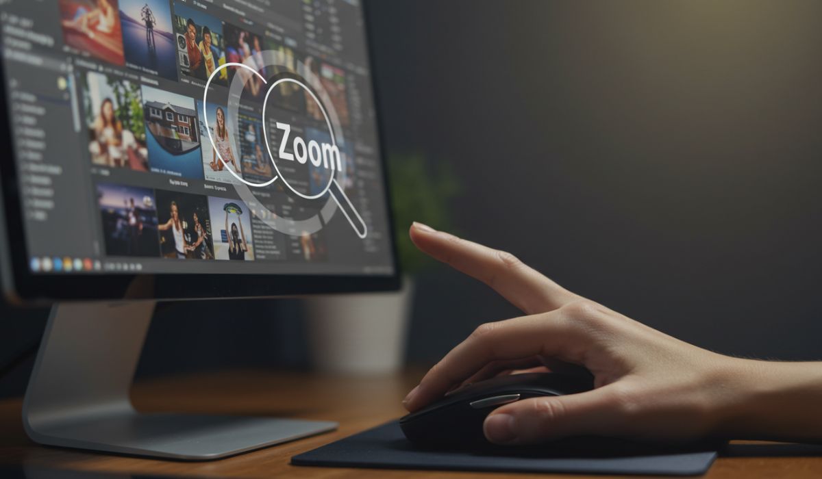 how to zoom in on computer​